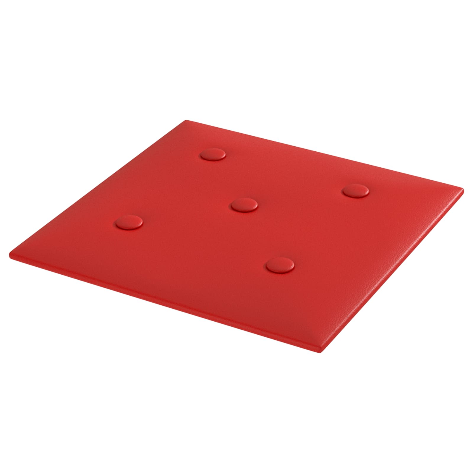 Wandkopfteilen 12 pcs Weinrot 30 x 30 cm Kunstleder
