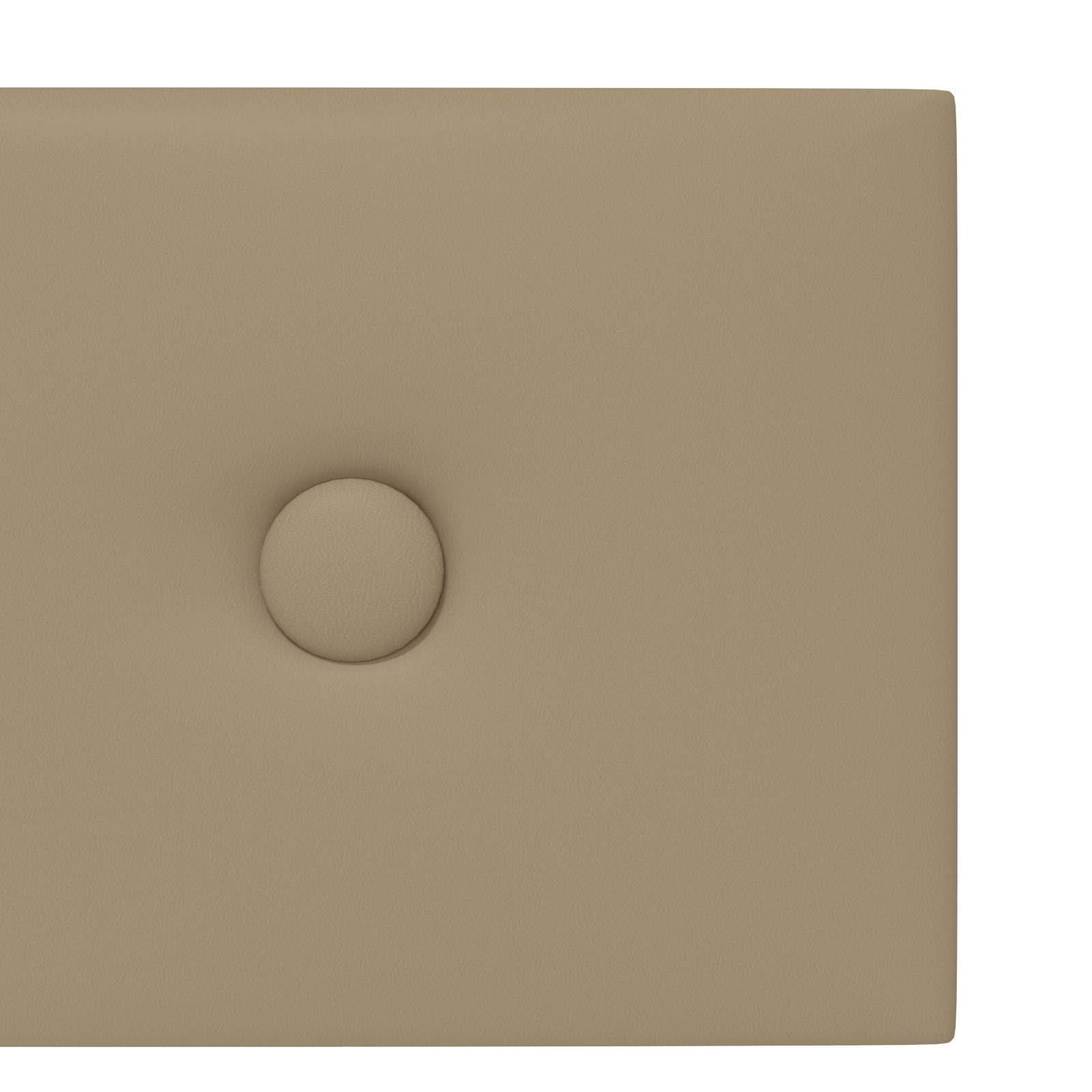 Wandkopfteilen 12 pcs Cappuccino 60 x 15 cm Kunstleder