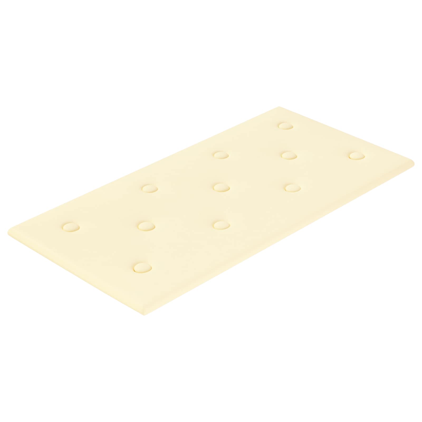 Wandkopfteilen 12 pcs Creme 60 x 30 cm Kunstleder