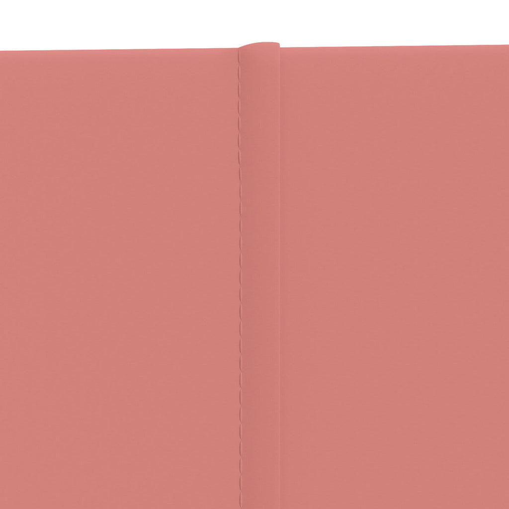Wandkopfteilen 12 pcs Rosa 90 x 15 cm Samt