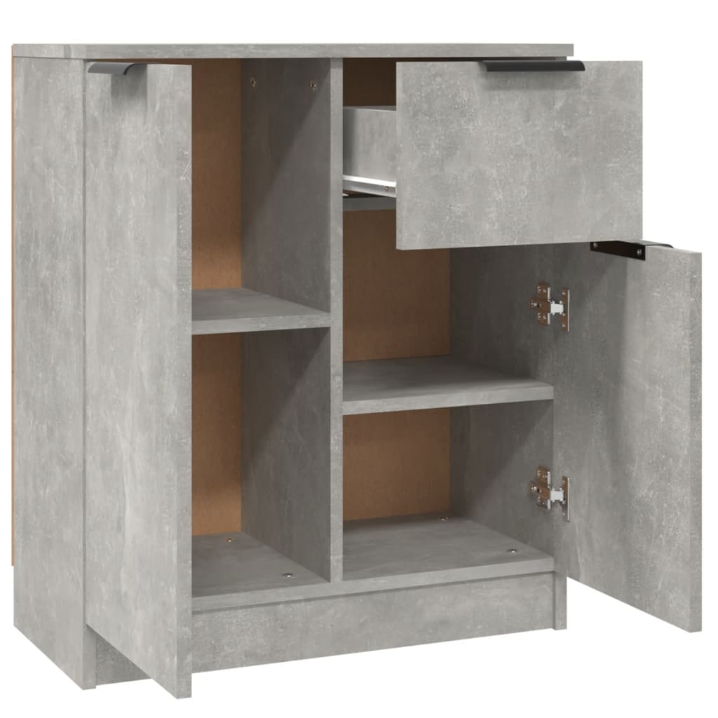 Sideboard Betongrau 60x30x70 cm Holzwerkstoff