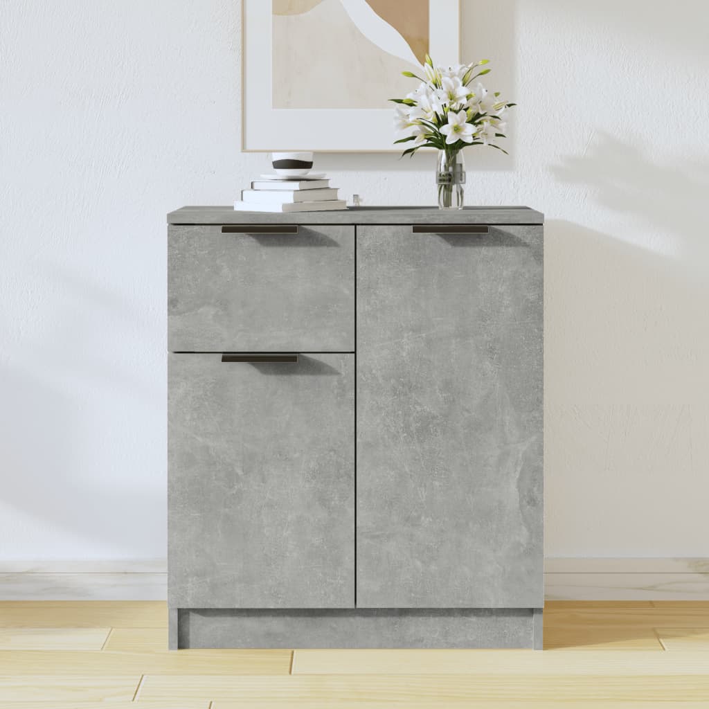 Sideboard Betongrau 60x30x70 cm Holzwerkstoff