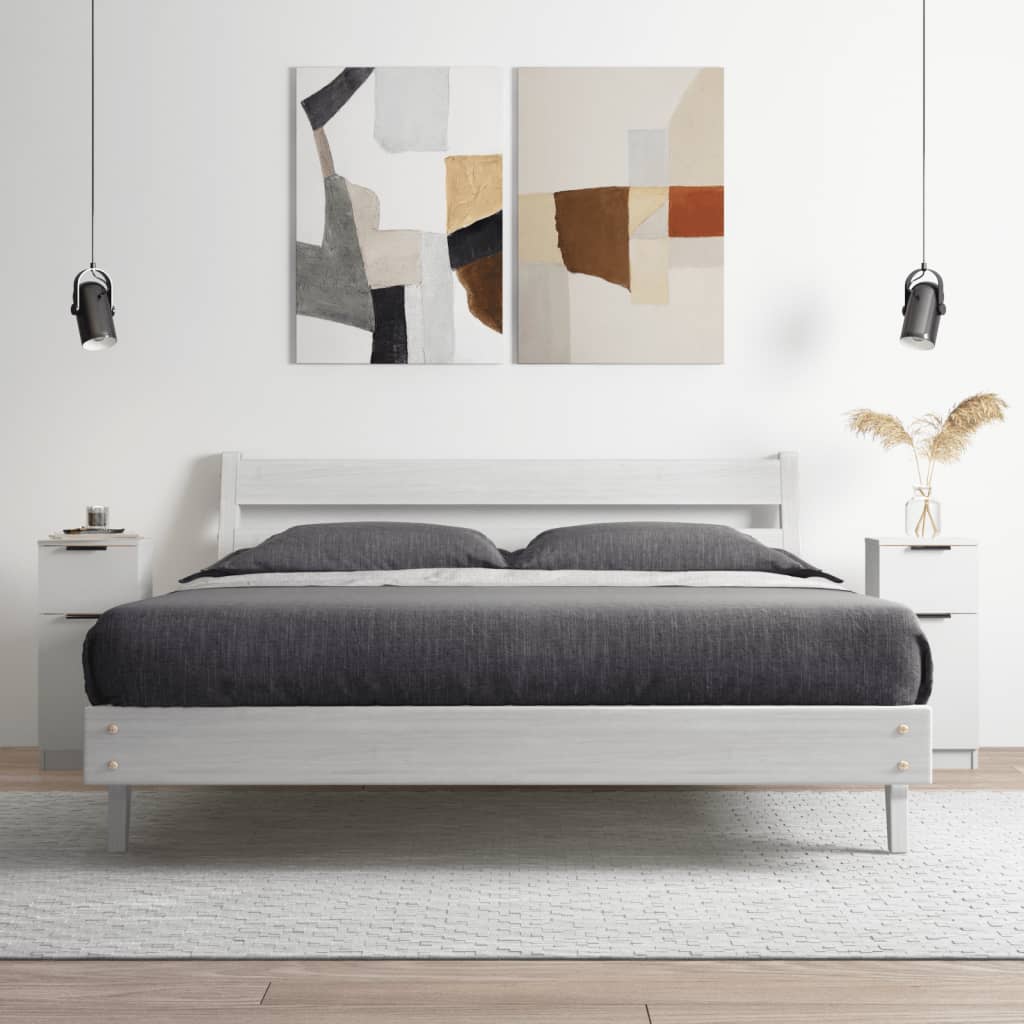 Sideboards 2 Stk. Weiß 30x30x70 cm Holzwerkstoff
