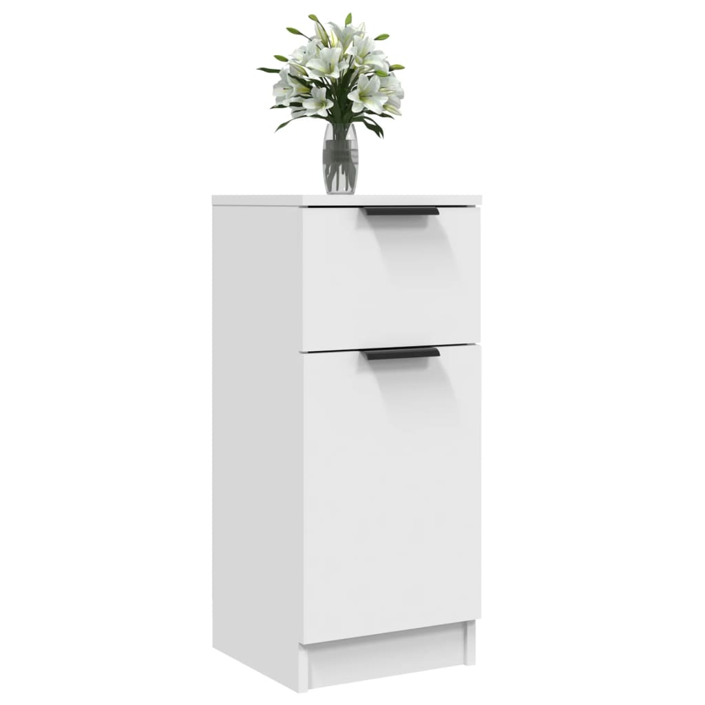 Sideboards 2 Stk. Weiß 30x30x70 cm Holzwerkstoff