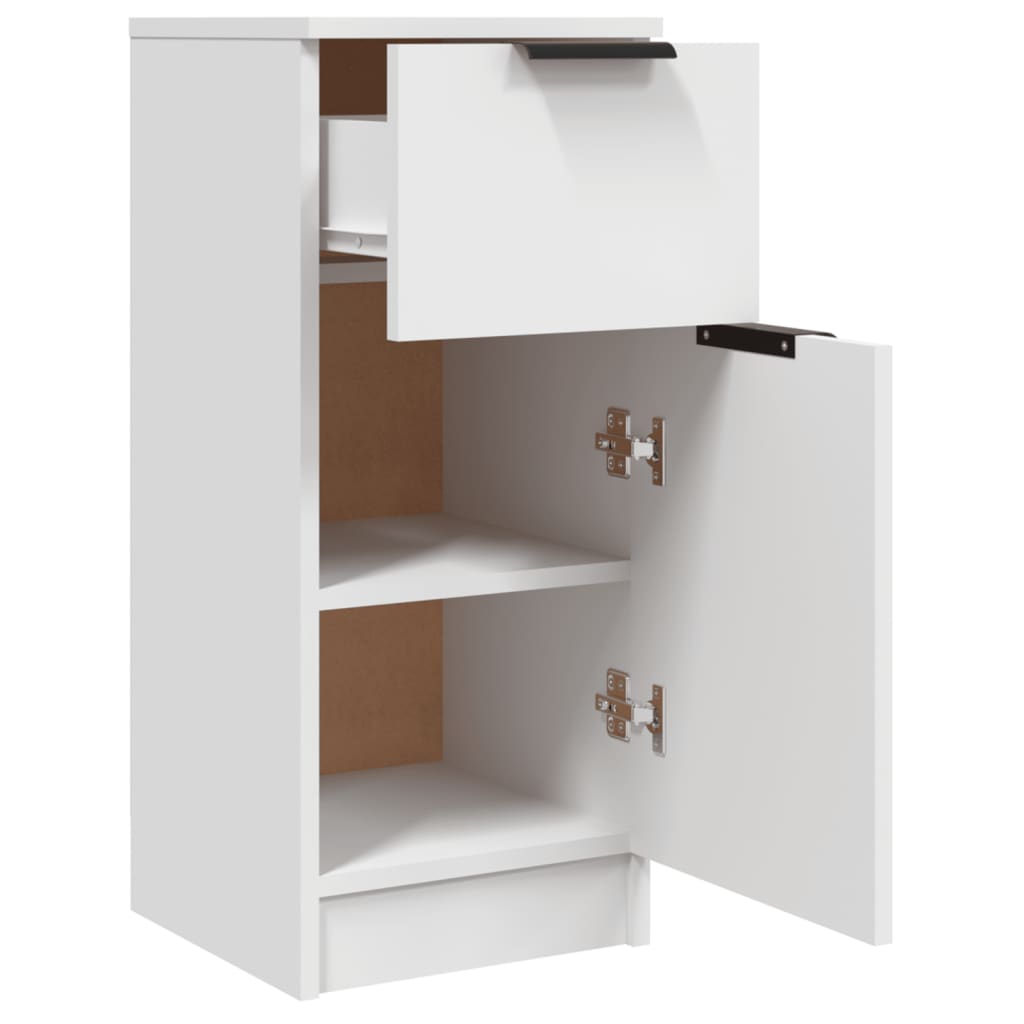 Sideboards 2 Stk. Weiß 30x30x70 cm Holzwerkstoff