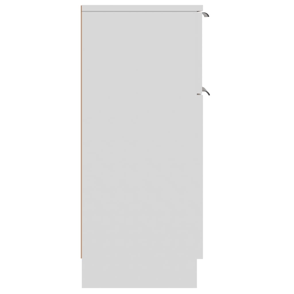 Sideboards 2 Stk. Weiß 30x30x70 cm Holzwerkstoff