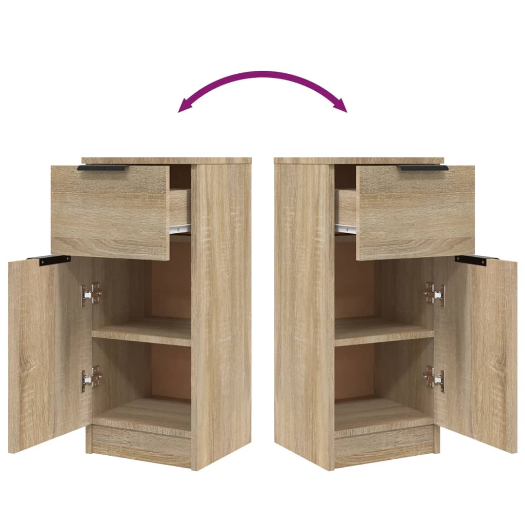 Sideboard Sonoma-Eiche 30x30x70 cm Holzwerkstoff