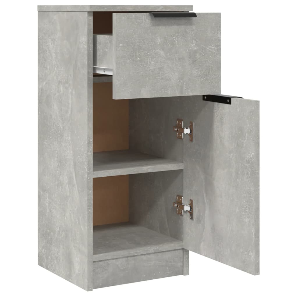 Sideboard Betongrau 30x30x70 cm Holzwerkstoff