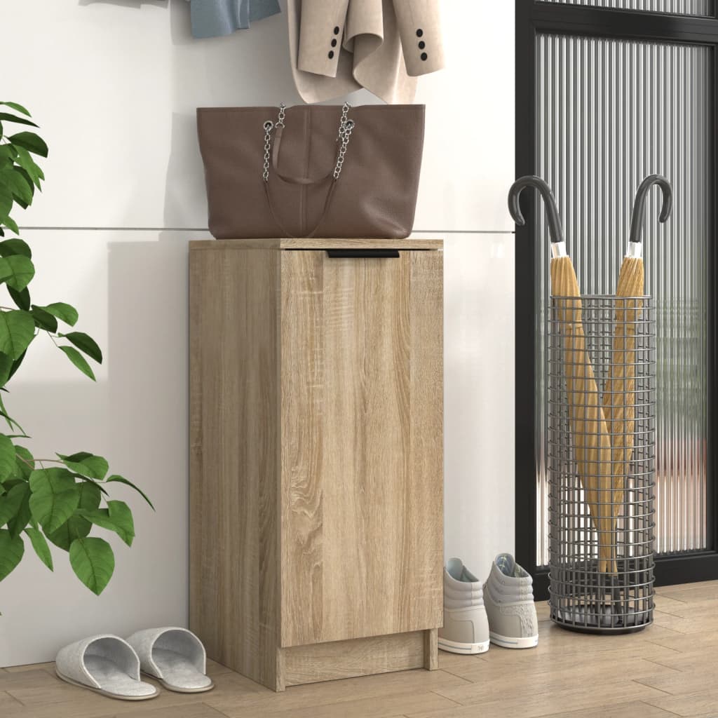 Schuhschrank Sonoma-Eiche 30x35x70 cm Holzwerkstoff
