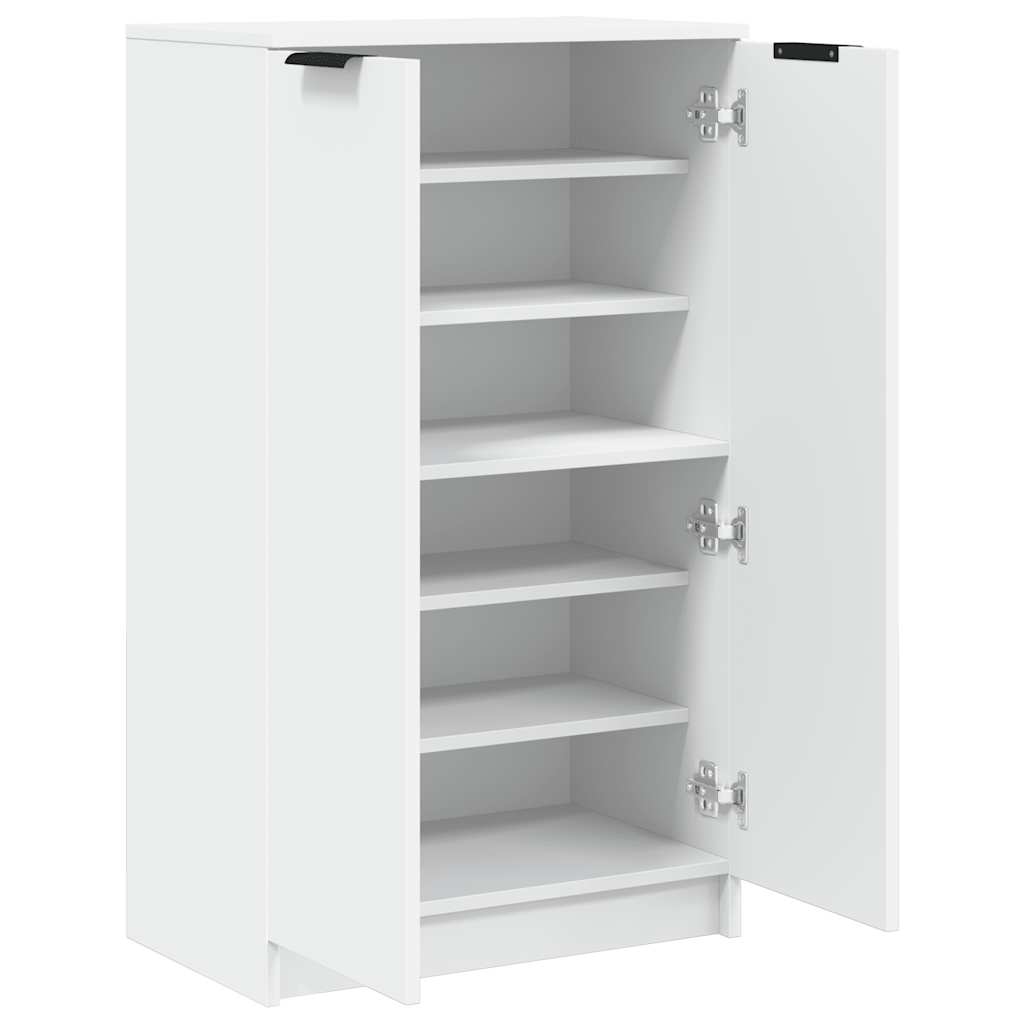 Schuhschrank Weiß 59x35x100,5 cm Holzwerkstoff