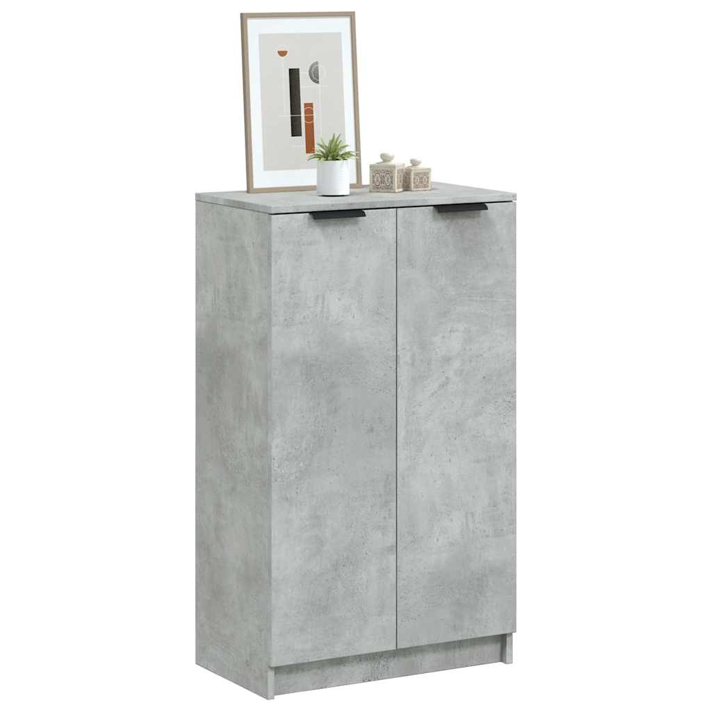 Schuhschrank Betongrau 59x35x100,5 cm Holzwerkstoff