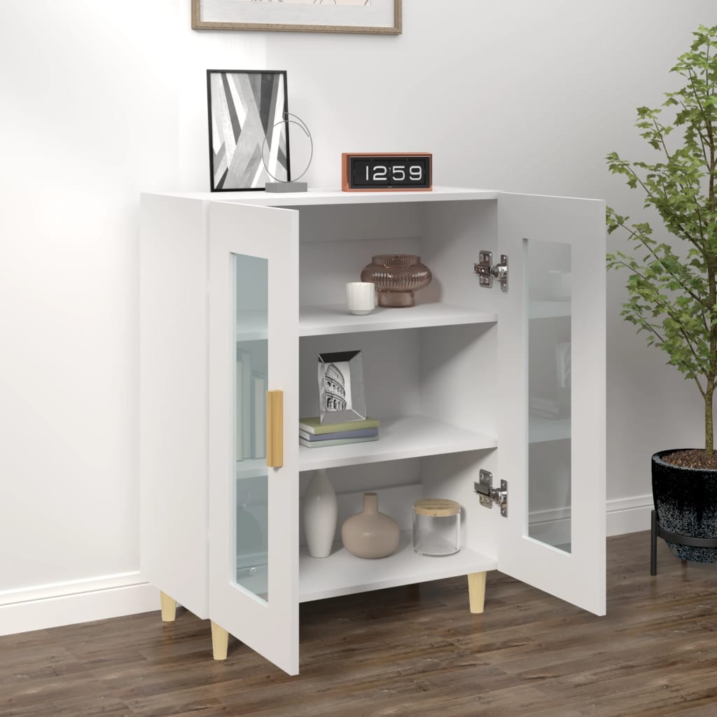 Sideboard Weiß 69,5x34x90 cm Holzwerkstoff