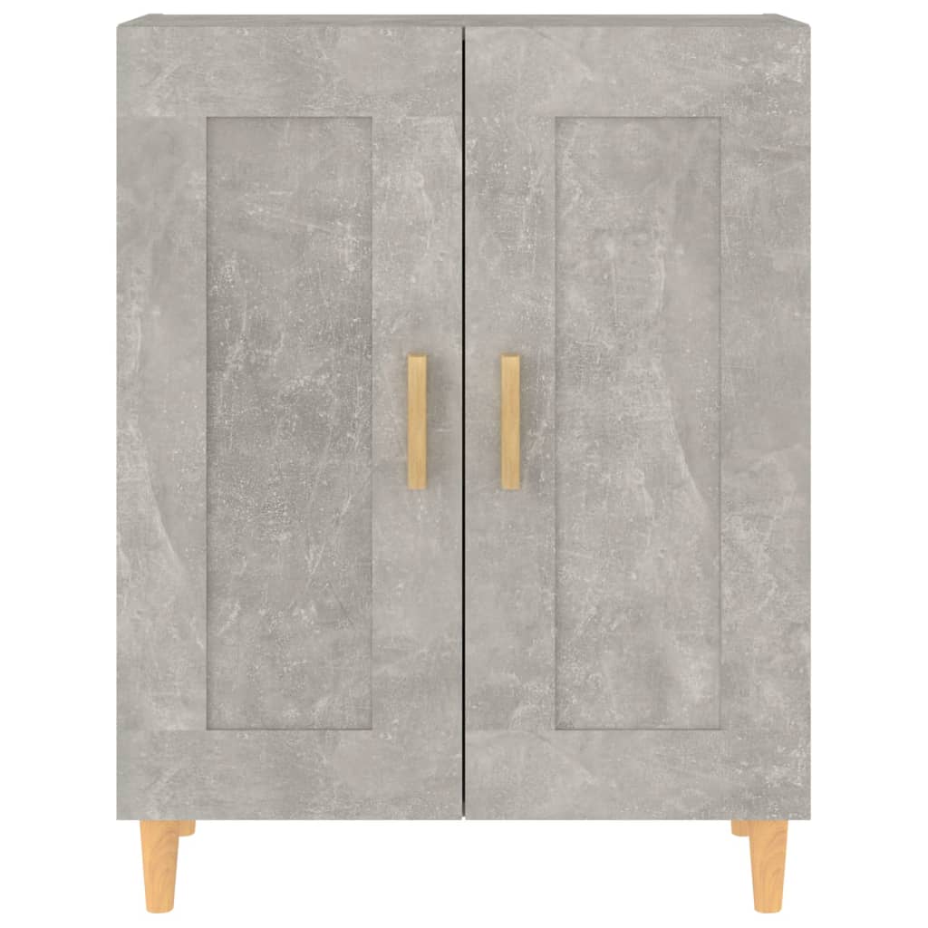 Sideboard Betongrau 69,5x34x90 cm Holzwerkstoff