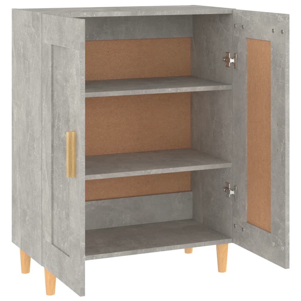Sideboard Betongrau 69,5x34x90 cm Holzwerkstoff