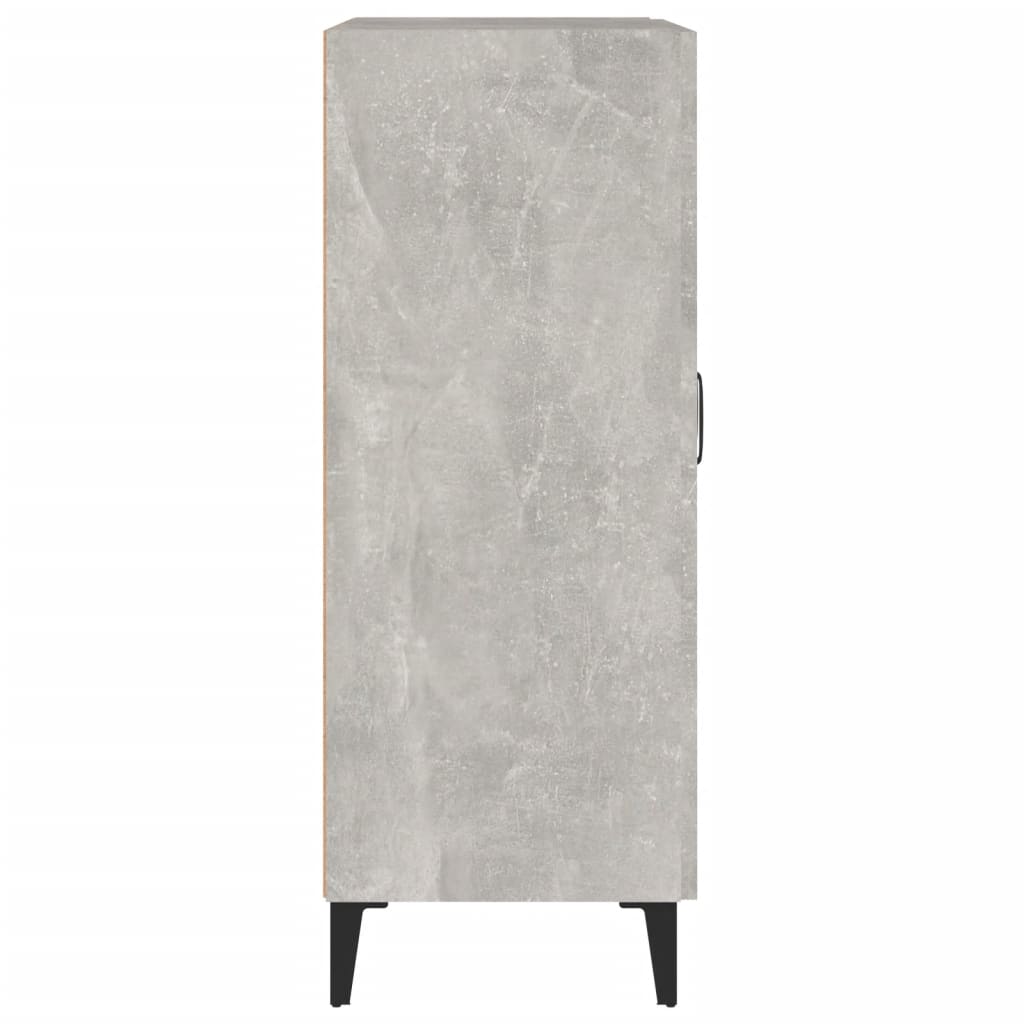 Sideboard Betongrau 69,5x34x90 cm Holzwerkstoff