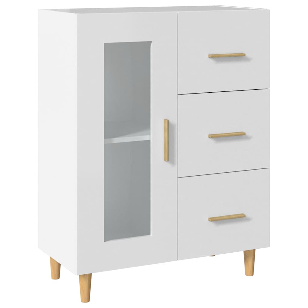 Sideboard Weiß 69,5x34x90 cm Holzwerkstoff