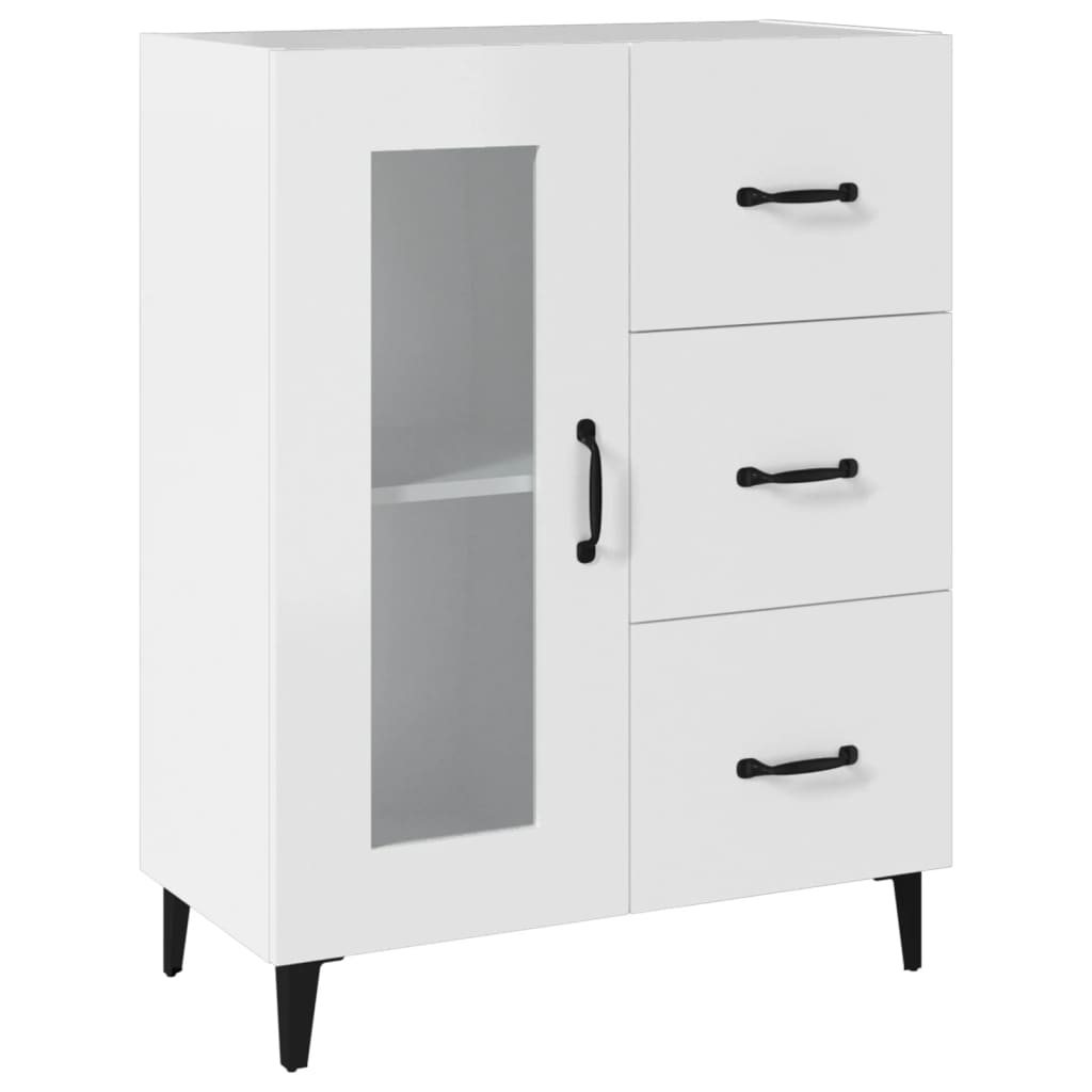 Sideboard Weiß 69,5x34x90 cm Holzwerkstoff