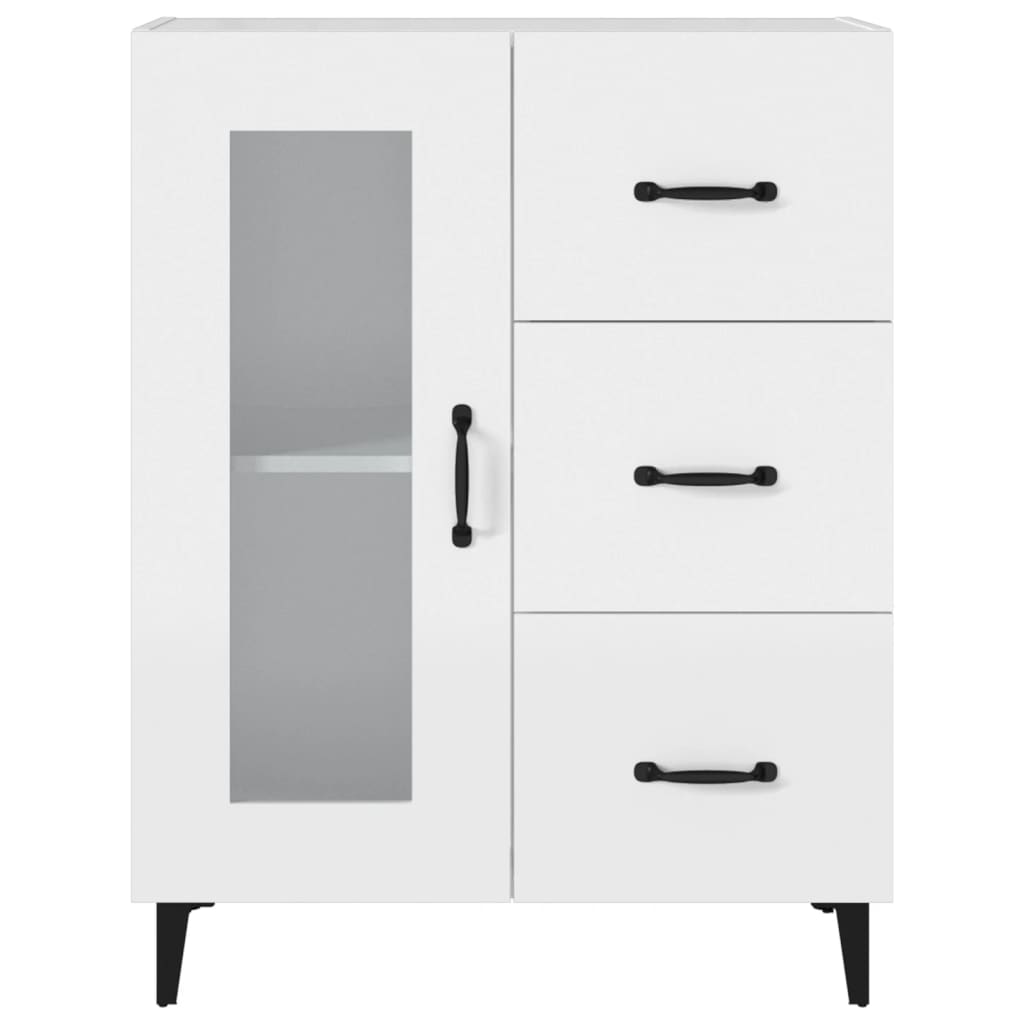 Sideboard Weiß 69,5x34x90 cm Holzwerkstoff