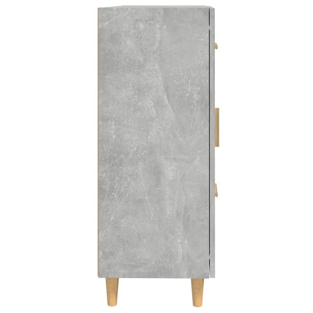 Sideboard Betongrau 69,5x34x90 cm Holzwerkstoff