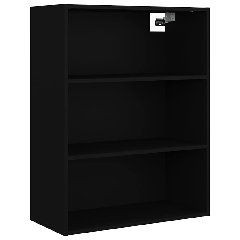 Hängeschrank Schwarz 69,5x32,5x90 cm