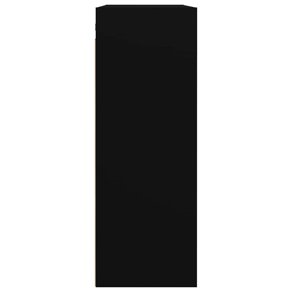 Hängeschrank Schwarz 69,5x32,5x90 cm