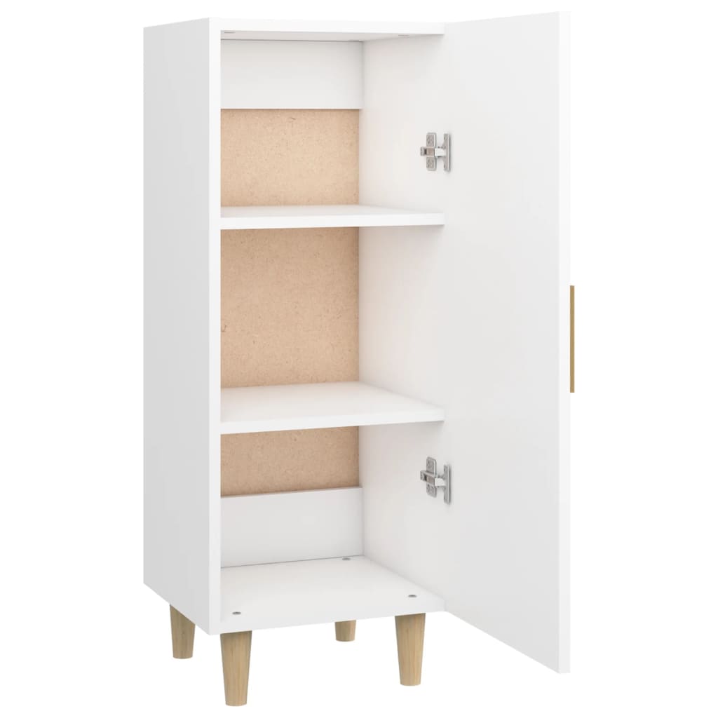 Sideboard Weiß 34,5x34x90 cm Holzwerkstoff