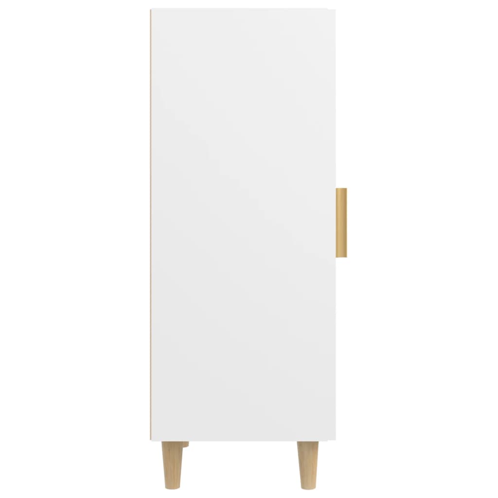 Sideboard Weiß 34,5x34x90 cm Holzwerkstoff