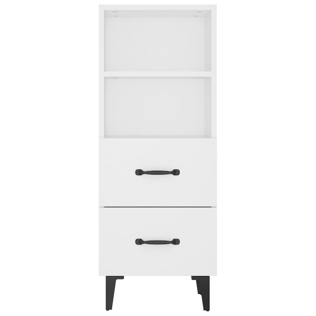 Sideboard Weiß 34,5x34x90 cm Holzwerkstoff