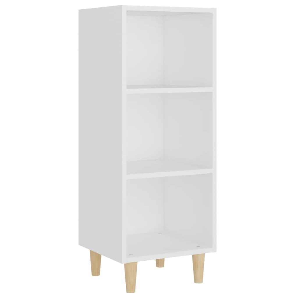 Sideboard Weiß 34,5x32,5x90 cm Holzwerkstoff
