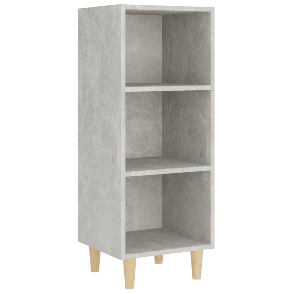Sideboard Betongrau 34,5x32,5x90 cm Holzwerkstoff