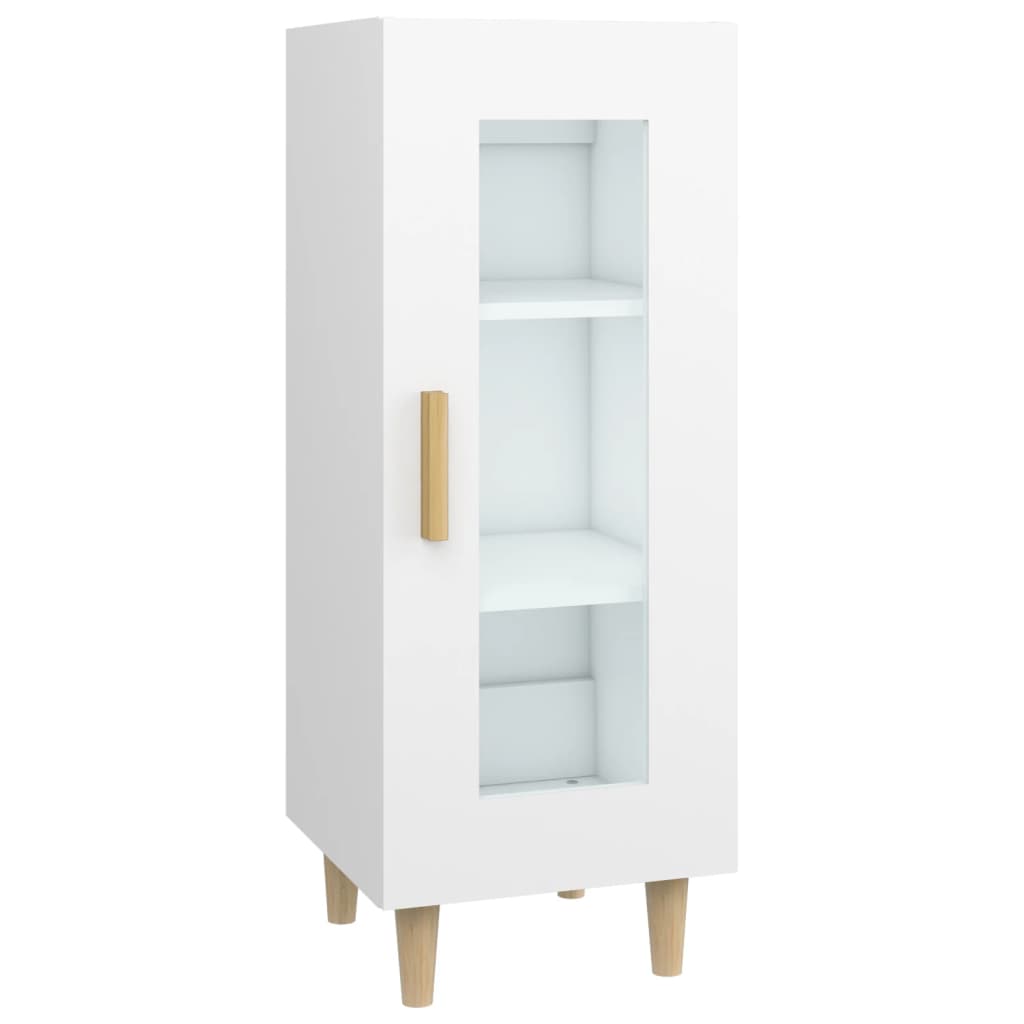 Sideboard Weiß 34,5x34x90 cm Holzwerkstoff