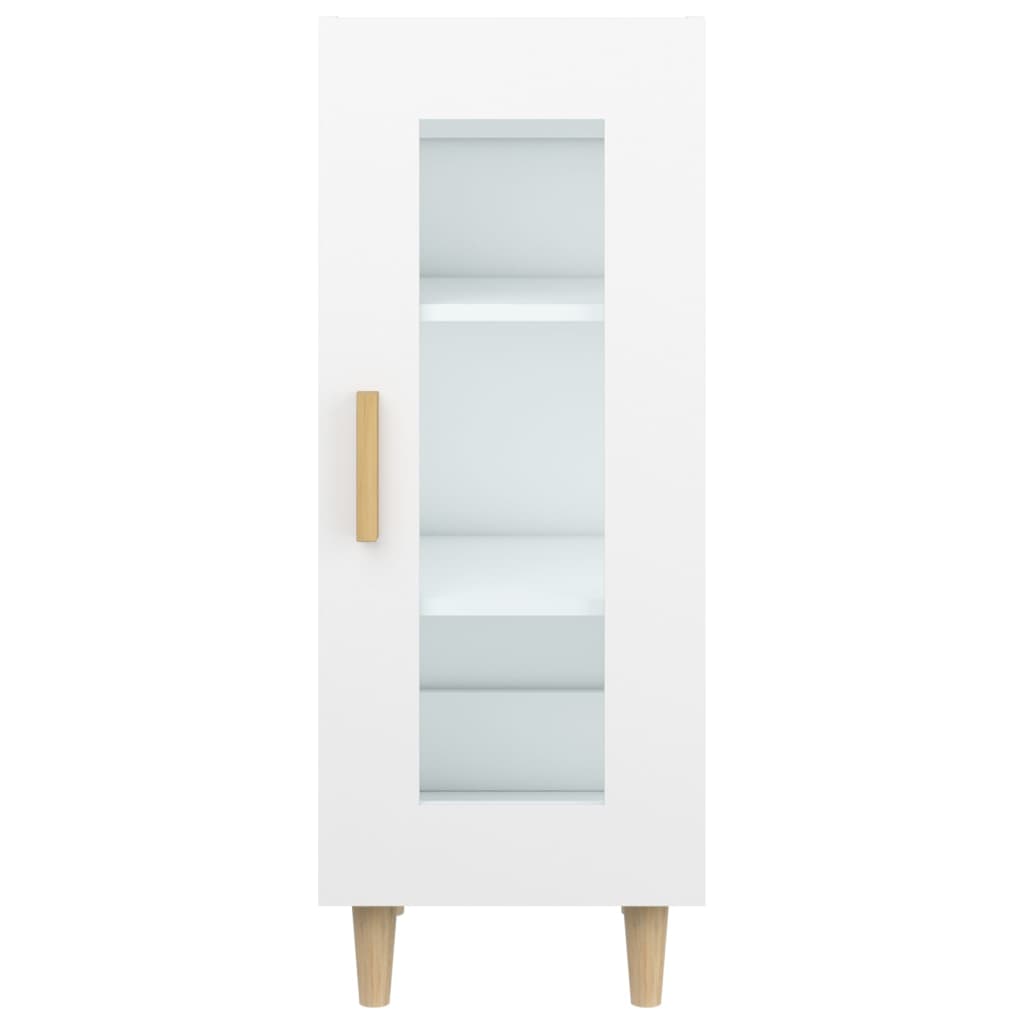 Sideboard Weiß 34,5x34x90 cm Holzwerkstoff
