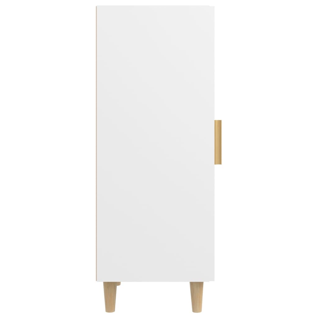 Sideboard Weiß 34,5x34x90 cm Holzwerkstoff