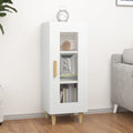 Sideboard Weiß 34,5x34x90 cm Holzwerkstoff