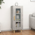 Sideboard Betongrau 34,5x34x90 cm Holzwerkstoff