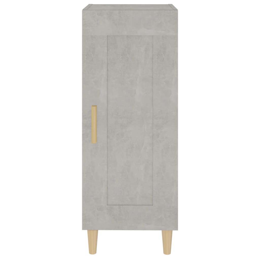 Sideboard Betongrau 34,5x34x90 cm Holzwerkstoff