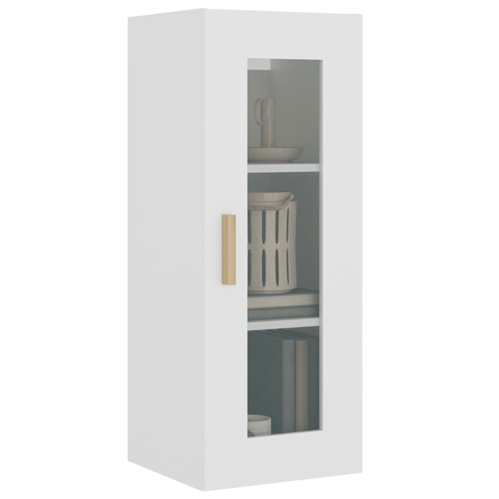 Hängeschrank Weiß 34,5x34x90 cm