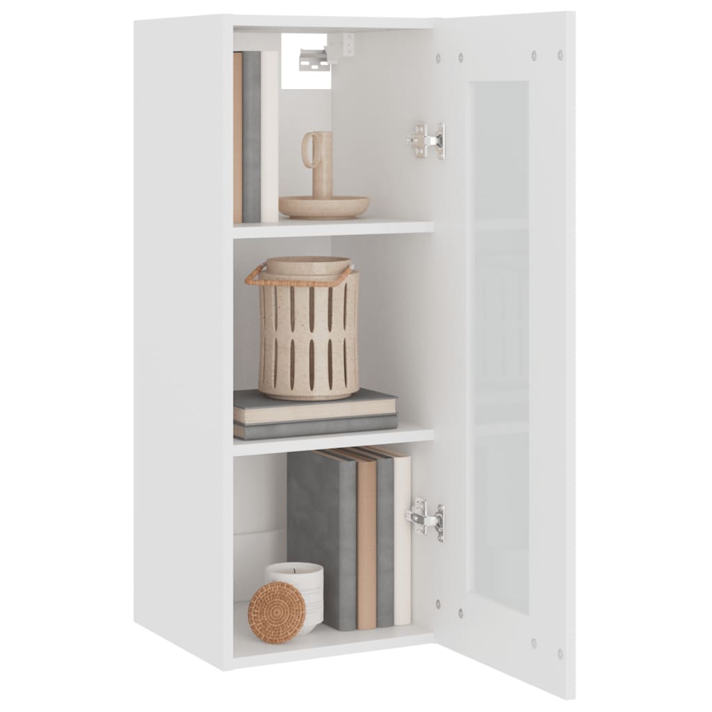 Hängeschrank Weiß 34,5x34x90 cm