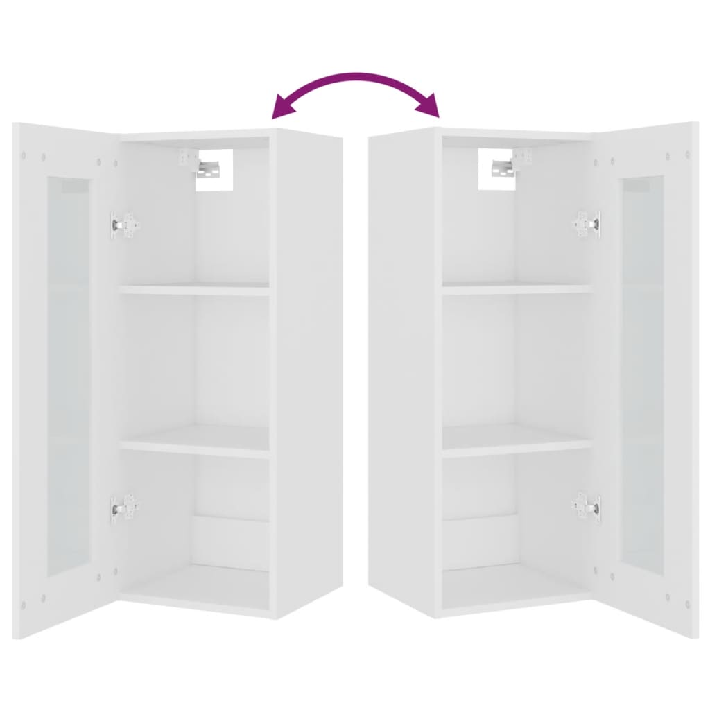 Hängeschrank Weiß 34,5x34x90 cm