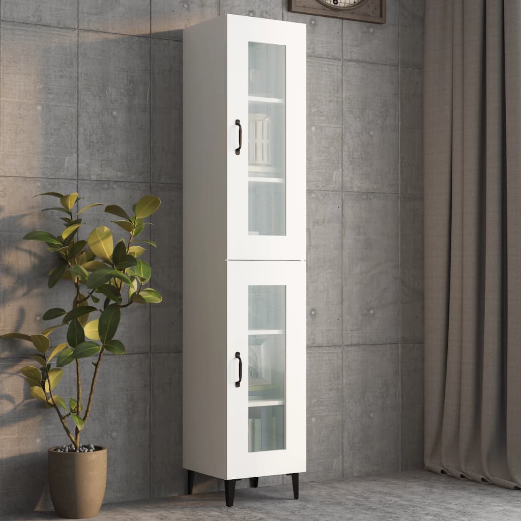 Hängeschrank Weiß 34,5x34x90 cm