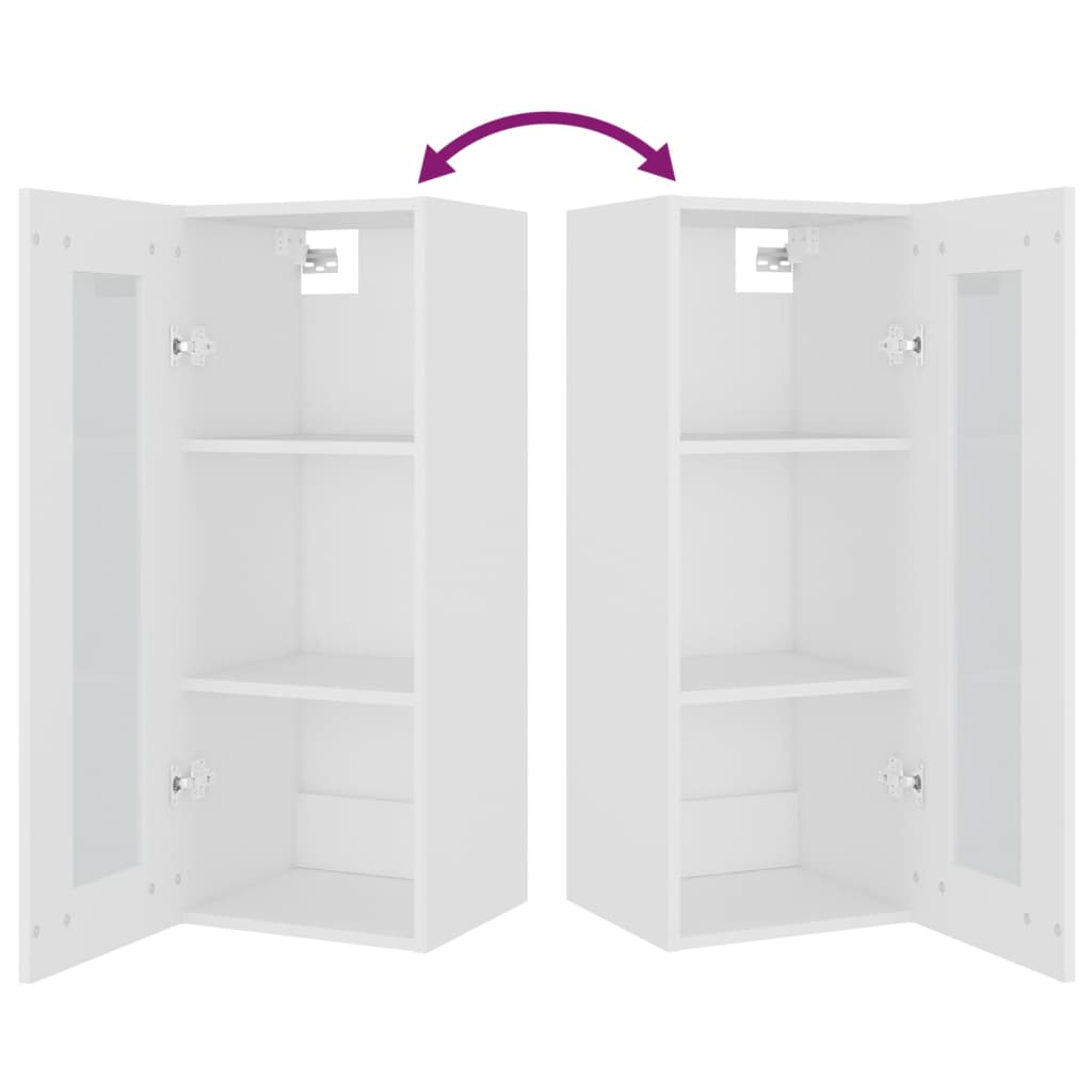 Hängeschrank Weiß 34,5x34x90 cm
