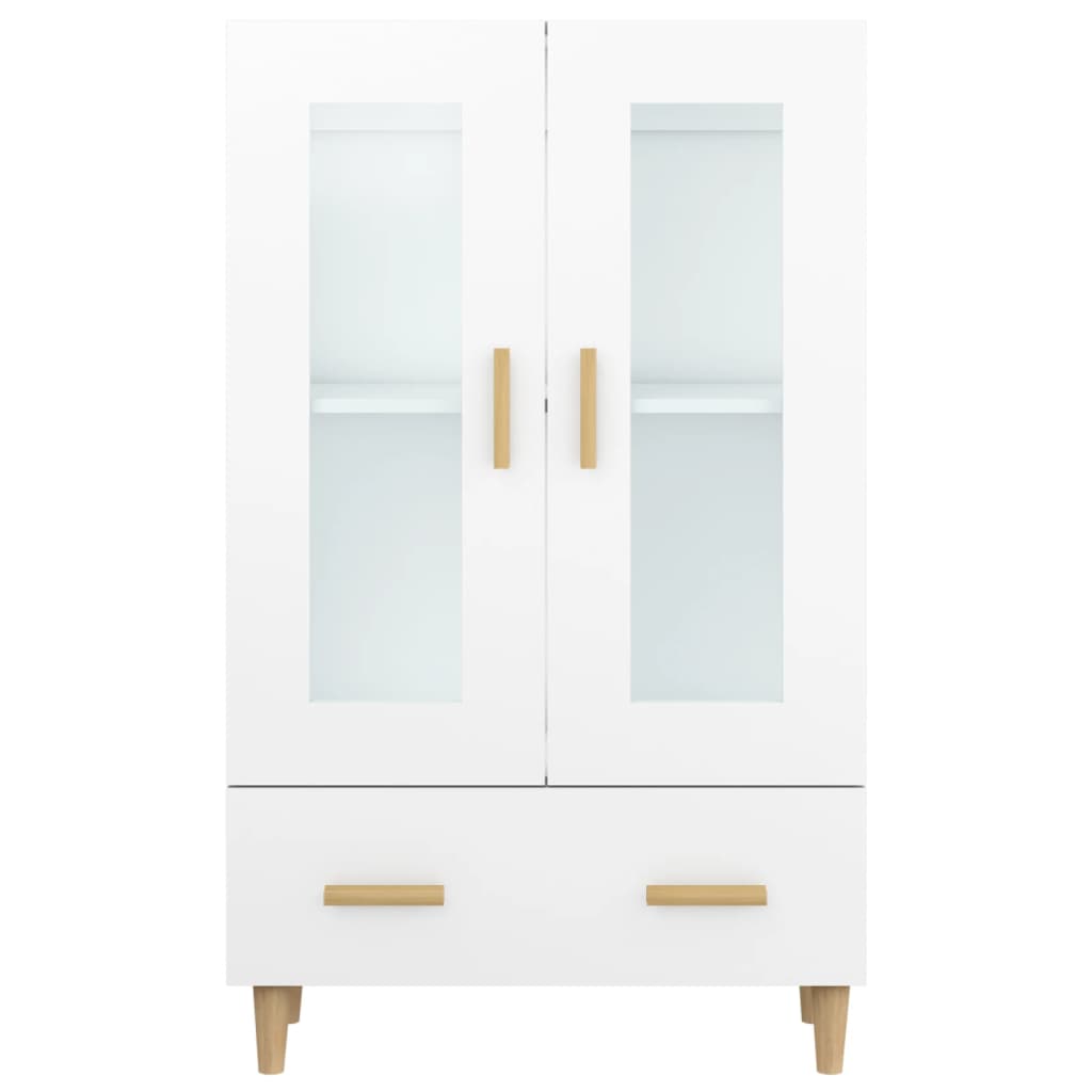 Highboard Weiß 70x31x115 cm Holzwerkstoff