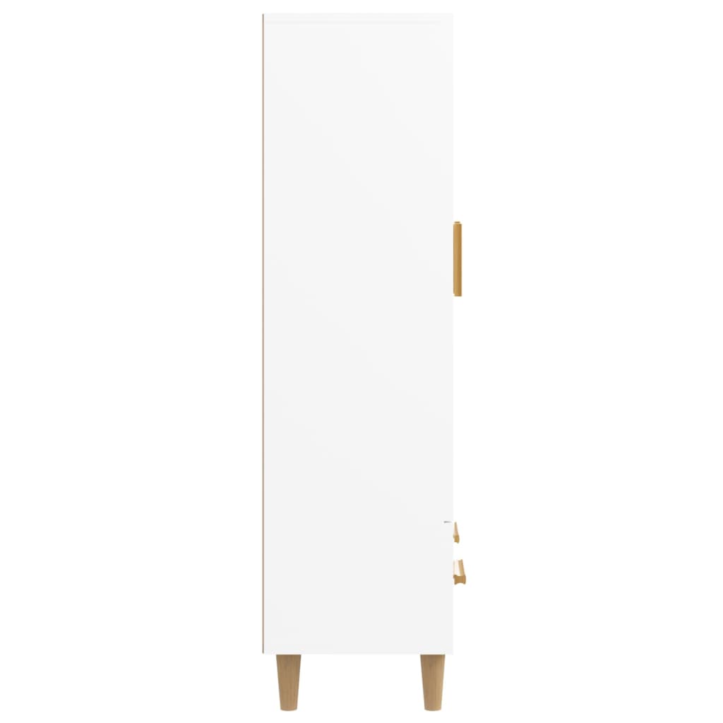 Highboard Weiß 70x31x115 cm Holzwerkstoff