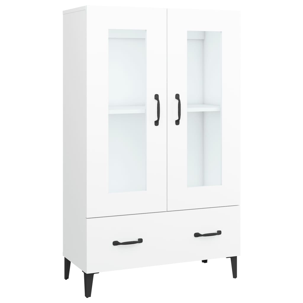 Highboard Weiß 70x31x115 cm Holzwerkstoff