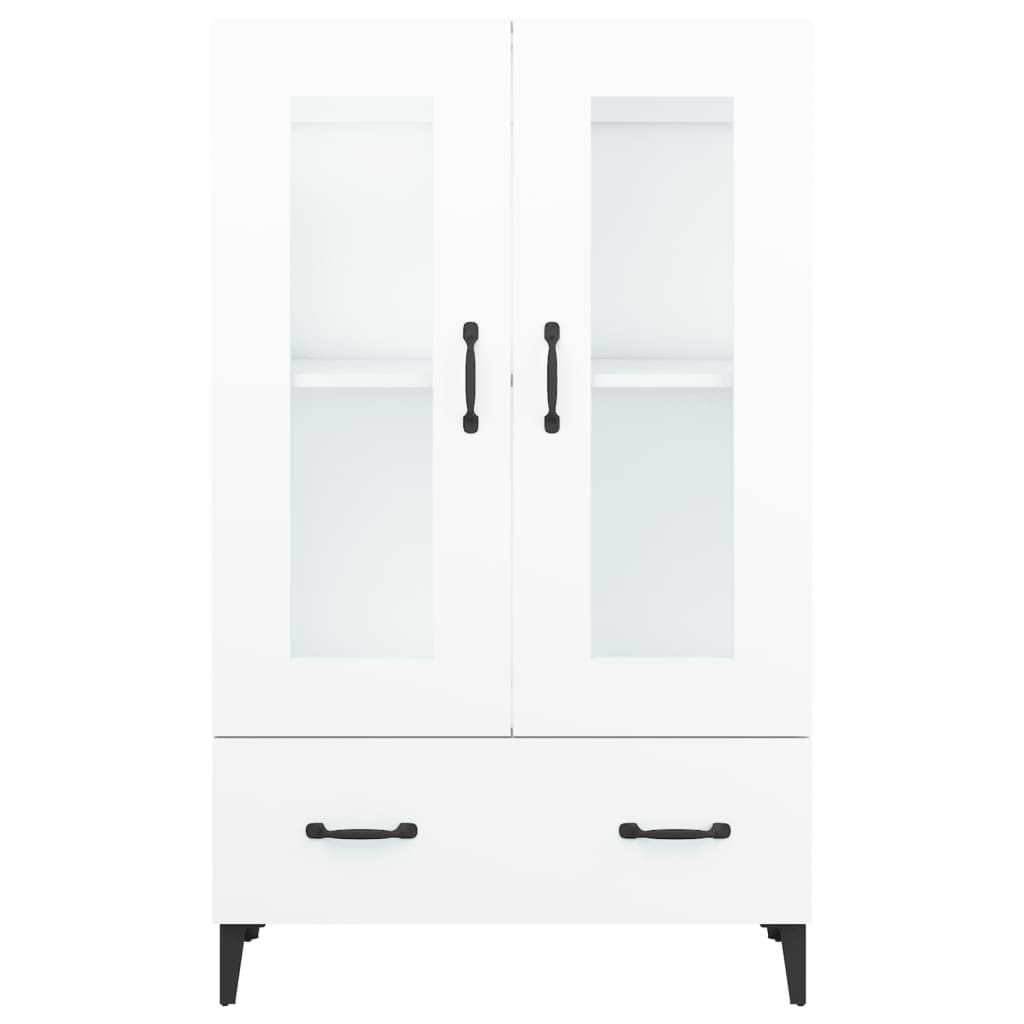 Highboard Weiß 70x31x115 cm Holzwerkstoff