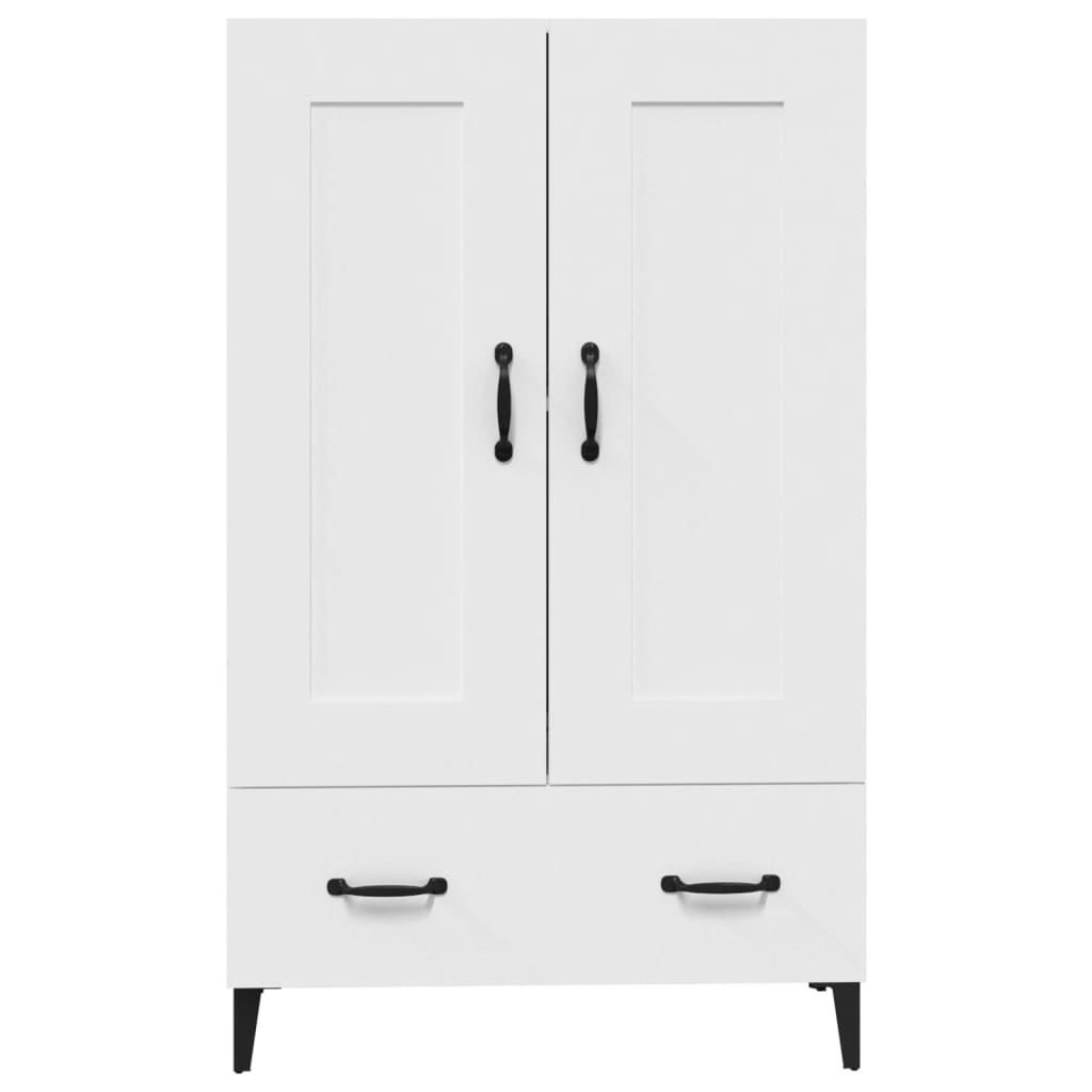 Highboard Weiß 70x31x115 cm Holzwerkstoff