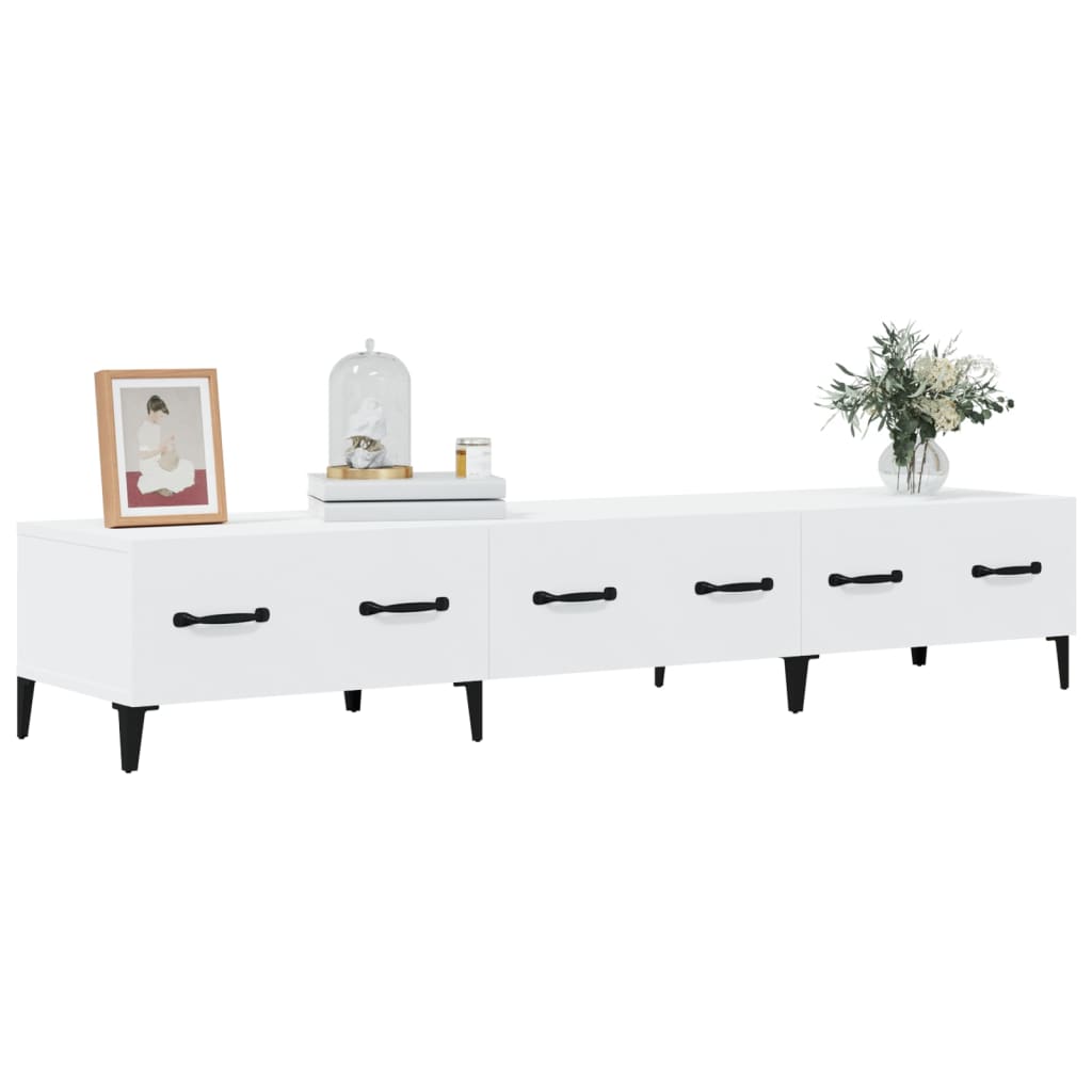 TV-Schrank Weiß 150x34,5x30 cm Holzwerkstoff