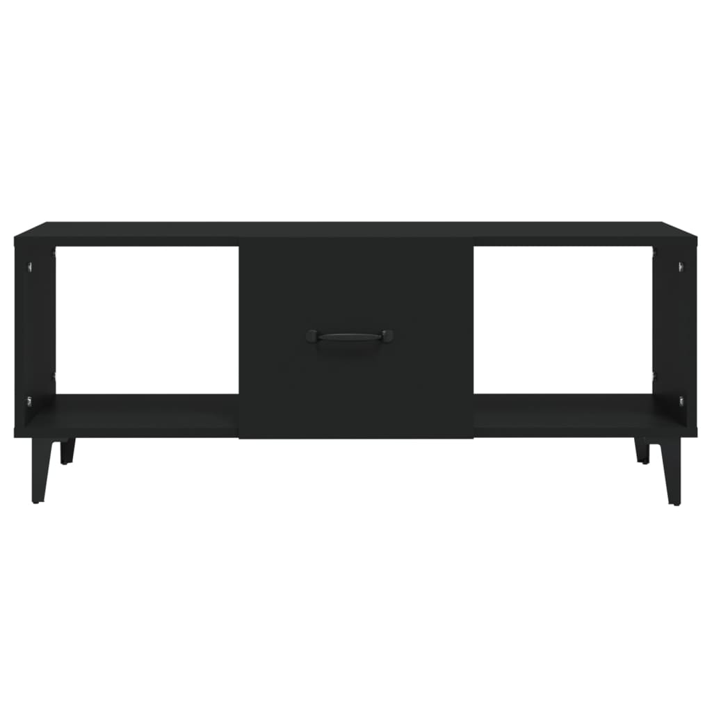 Couchtisch Schwarz 102x50x40 cm Holzwerkstoff