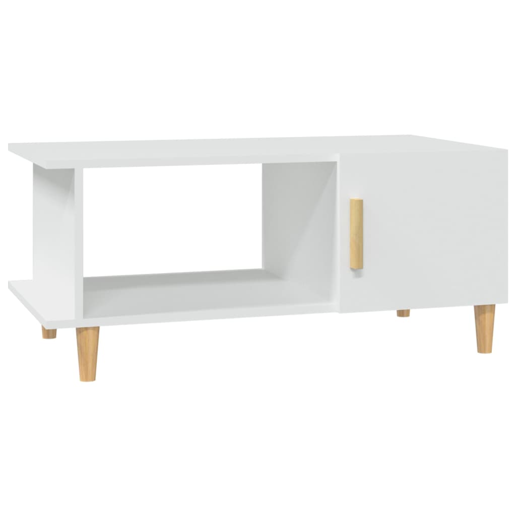 Couchtisch Weiß 90x50x40 cm Holzwerkstoff