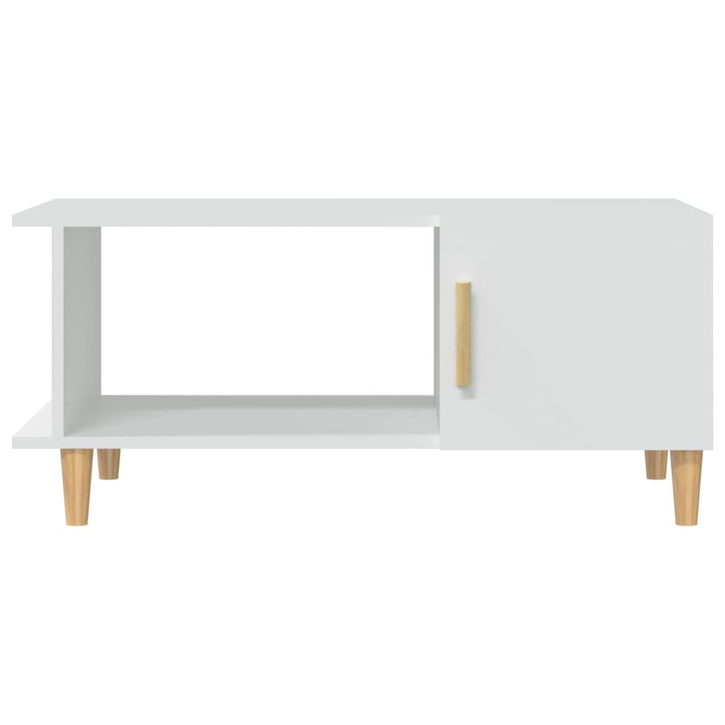Couchtisch Weiß 90x50x40 cm Holzwerkstoff
